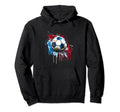 Soccer Player Usa Flag American Flag Hoodie - Casual Everyday Wear Unisex - T-Shirt, Sweatshirt, Hoodie