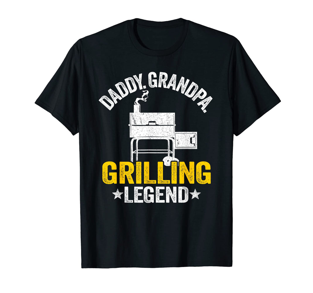 Mens Daddy Grandpa Grilling Legend T-Shirt - Trendy Graphic Men Women - T-Shirt, Sweatshirt, Hoodie