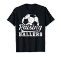 Raising Ballers Soccer Dad Soccer T-Shirt - Minimalist Print for Adults - T-Shirt, Sweatshirt, Hoodie