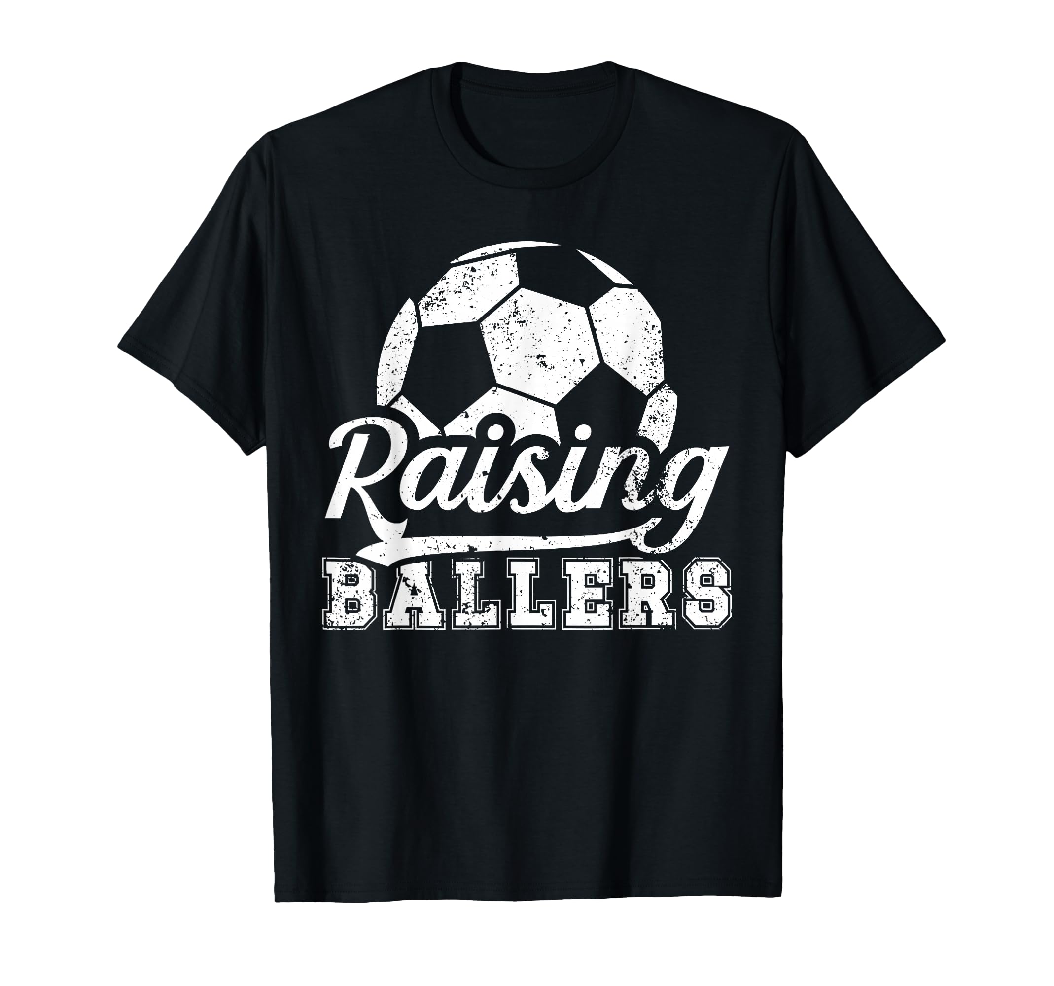 Raising Ballers Soccer Dad Soccer T-Shirt - Minimalist Print for Adults - T-Shirt, Sweatshirt, Hoodie