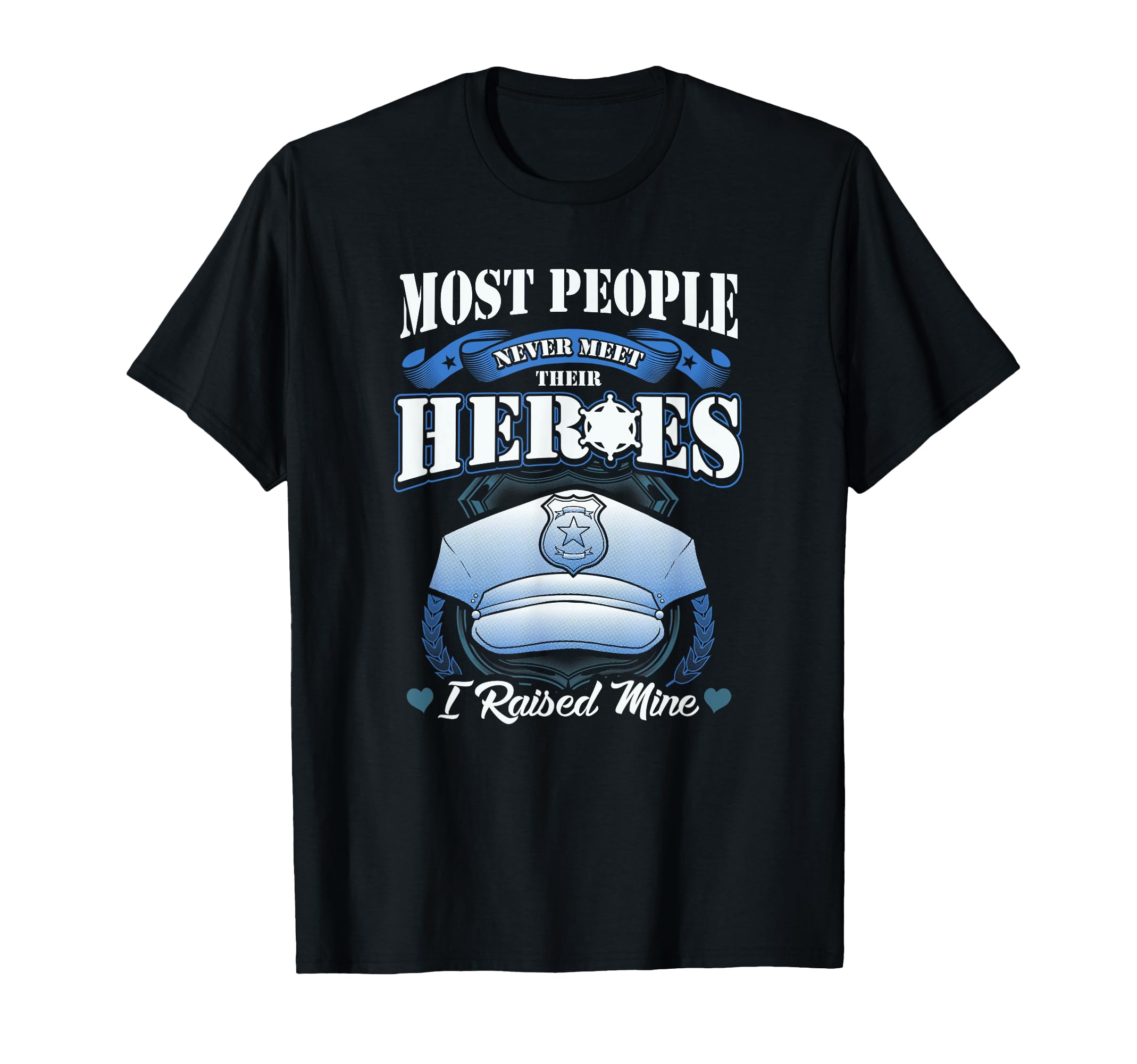 Parents Police Officer Proud Mom Dad T-Shirt - Trendy Graphic Men Women - T-Shirt, Sweatshirt, Hoodie