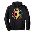 Birthday Soccer Player 17 Year Old Hoodie - Minimalist Print Unisex - T-Shirt, Sweatshirt, Hoodie