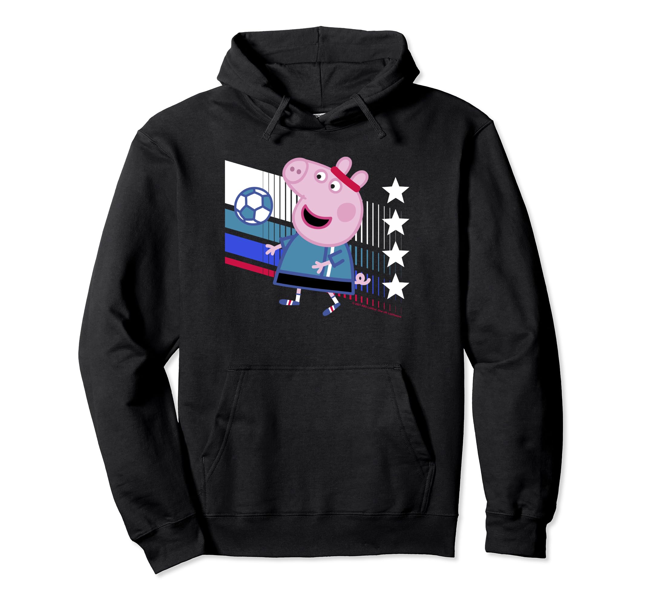 Peppa Pig Uk Soccer Colors Hoodie - Casual Everyday Wear Unisex - T-Shirt, Sweatshirt, Hoodie