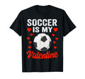 Soccer Valentine Soccer Ball Lovers T-Shirt - Trendy Graphic Men Women - T-Shirt, Sweatshirt, Hoodie