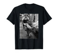 Cat Steals Fish Market Funny Black T-Shirt - Aesthetic Graphic for Adults - T-Shirt, Sweatshirt, Hoodie