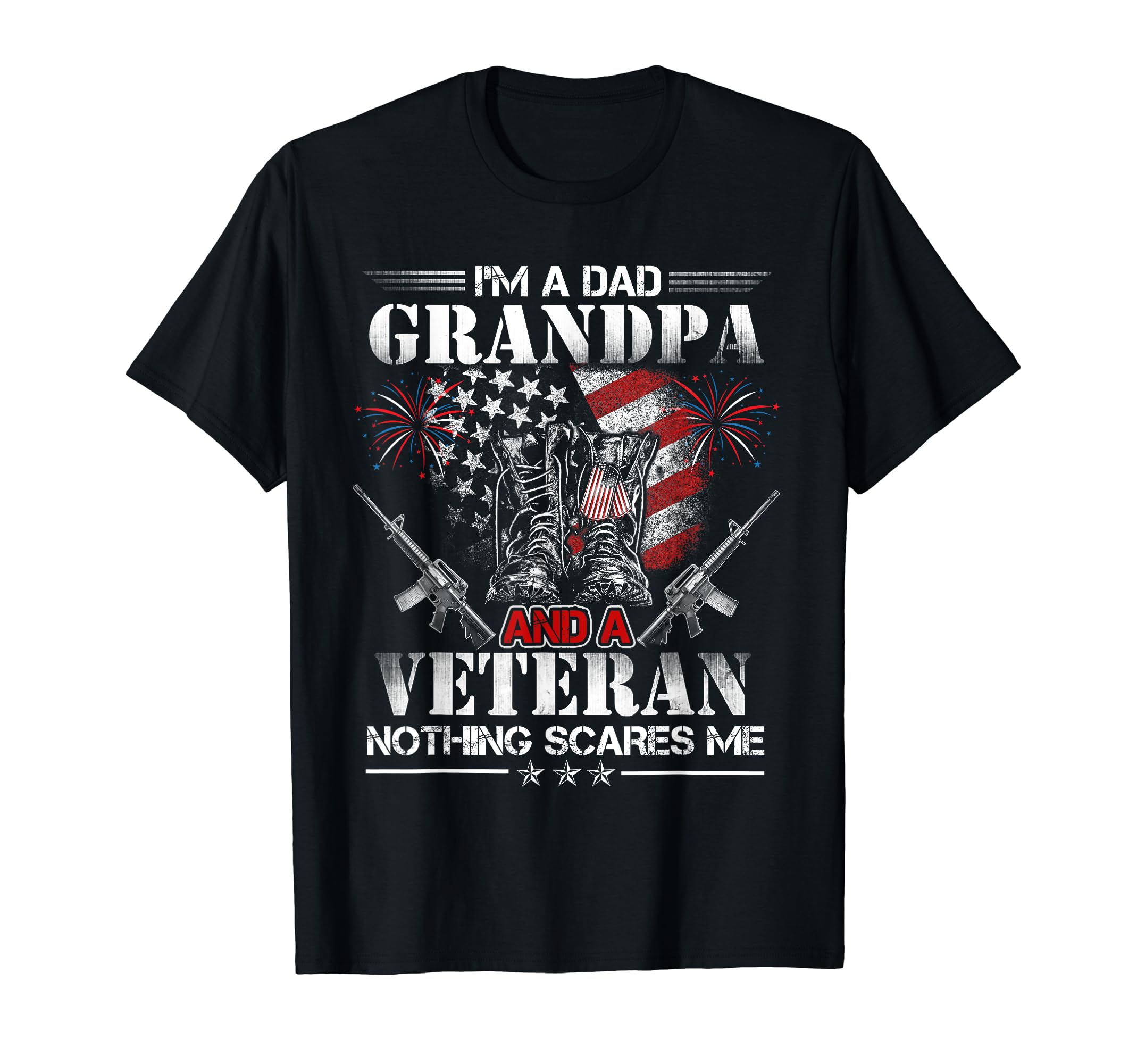 Im Dad Grandpa And Veteran Funny Dad T-Shirt - Graphic Print for Adults - T-Shirt, Sweatshirt, Hoodie