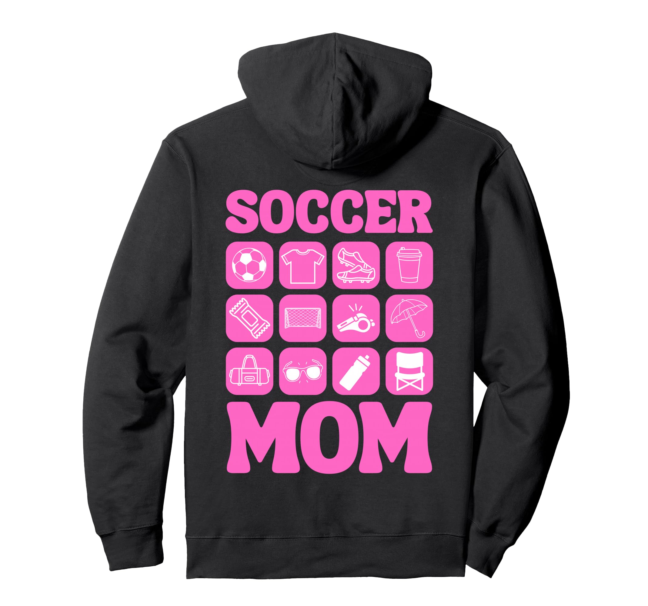 Soccer Mom Icons Soccer Hoodie - Trendy Graphic Unisex - T-Shirt, Sweatshirt, Hoodie
