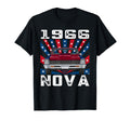 1966 66 Nova Silhouette Muscle Car T-Shirt - Unique Graphic Unisex - T-Shirt, Sweatshirt, Hoodie