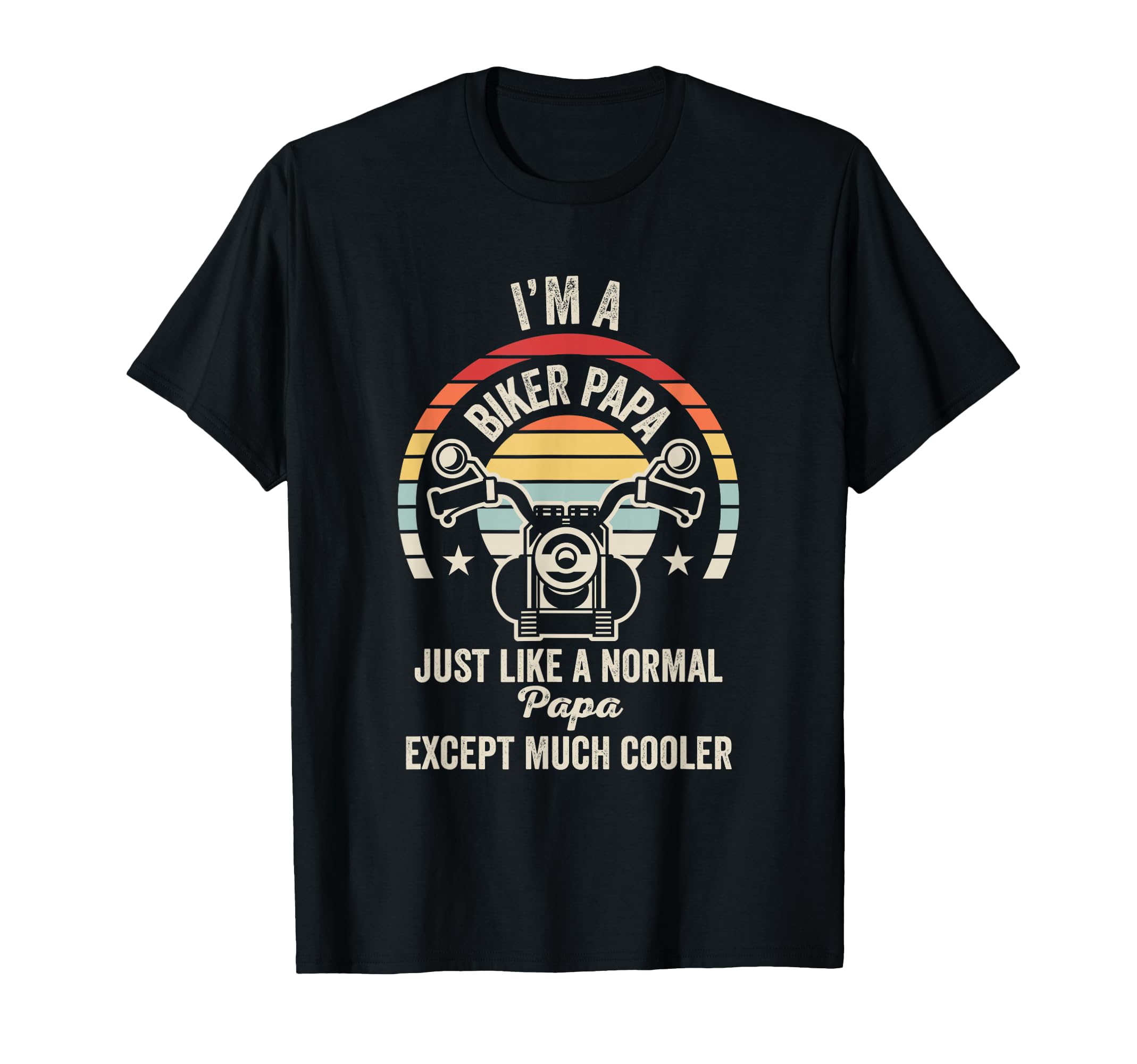 Funny Biker Papa Motorcycle Dad T-Shirt - Aesthetic Graphic Men Women - T-Shirt, Sweatshirt, Hoodie