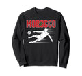 Morocco Soccer Fans Jersey Moroccan Sweatshirt - Trendy Graphic Unisex - T-Shirt, Sweatshirt, Hoodie