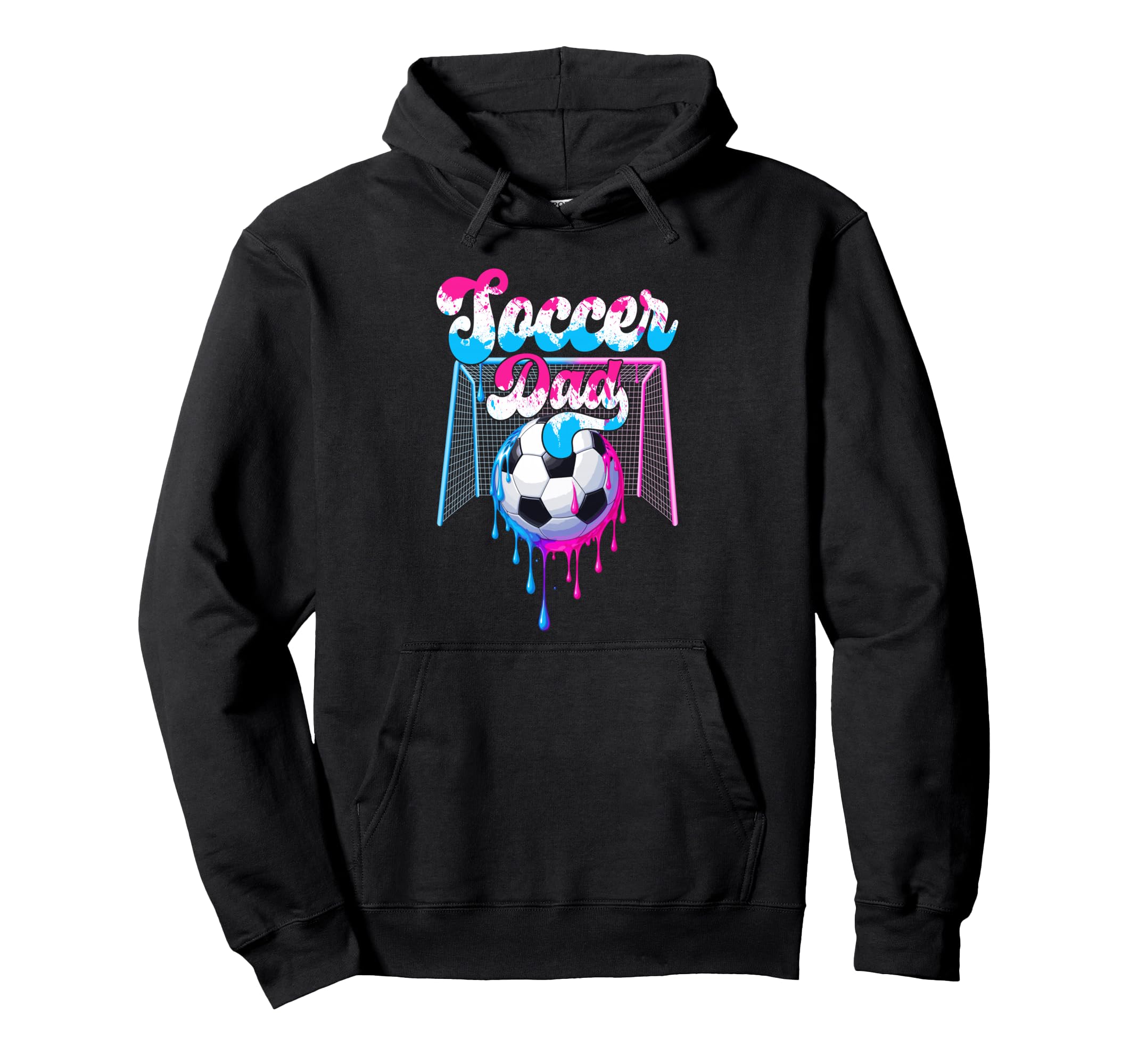 Soccer Dad Funny Happy Fathers Day Ice Hoodie - Unique Graphic Unisex - T-Shirt, Sweatshirt, Hoodie