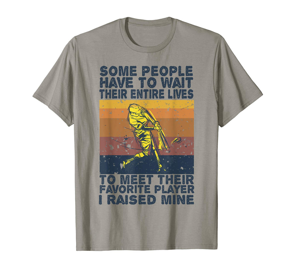 Baseball Dad Some People Have To Wait T-Shirt - Aesthetic Graphic Unisex - T-Shirt, Sweatshirt, Hoodie