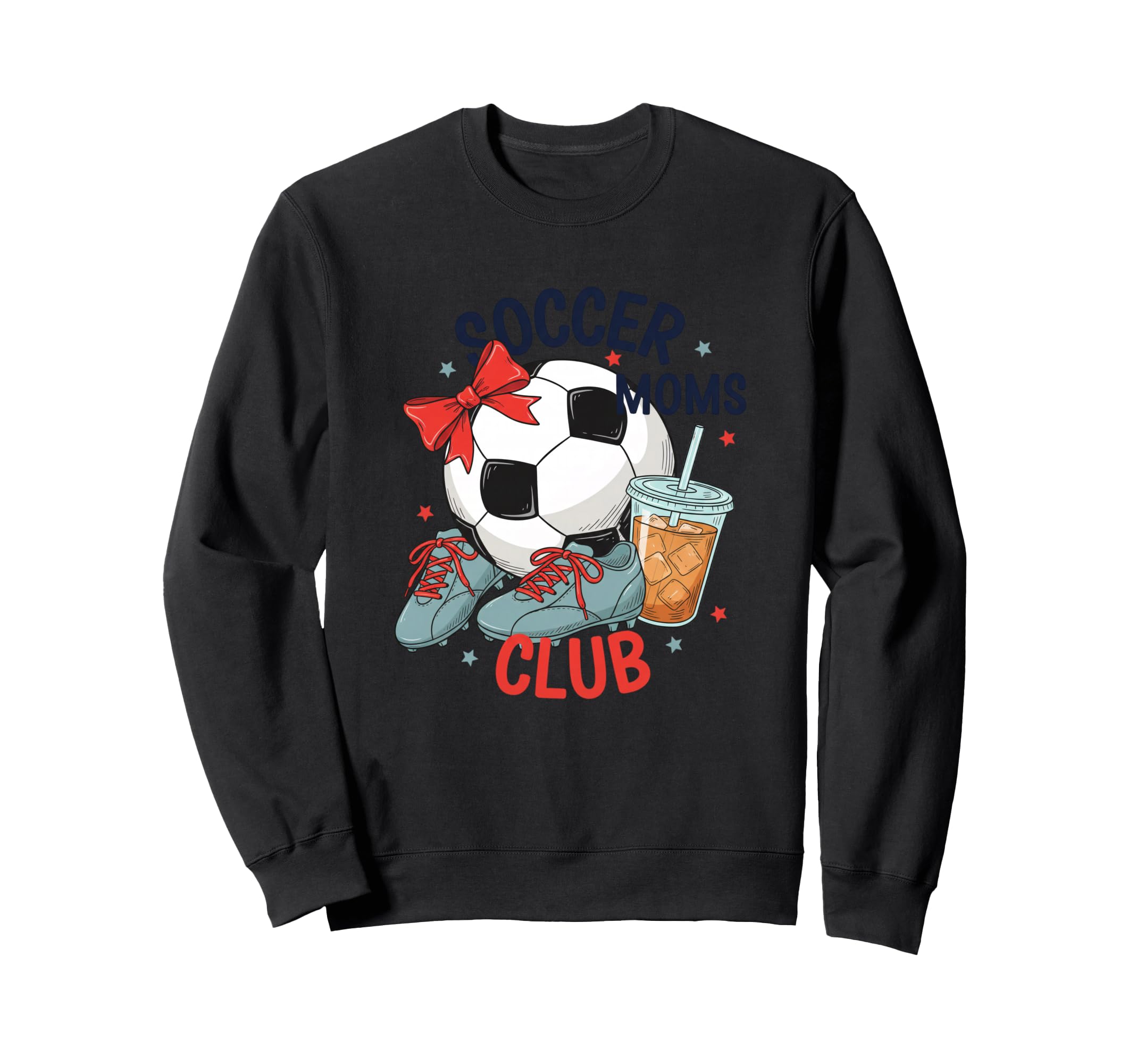 Soccer Moms Club Soccer Mom Mom Sweatshirt - Minimalist Print Unisex - T-Shirt, Sweatshirt, Hoodie