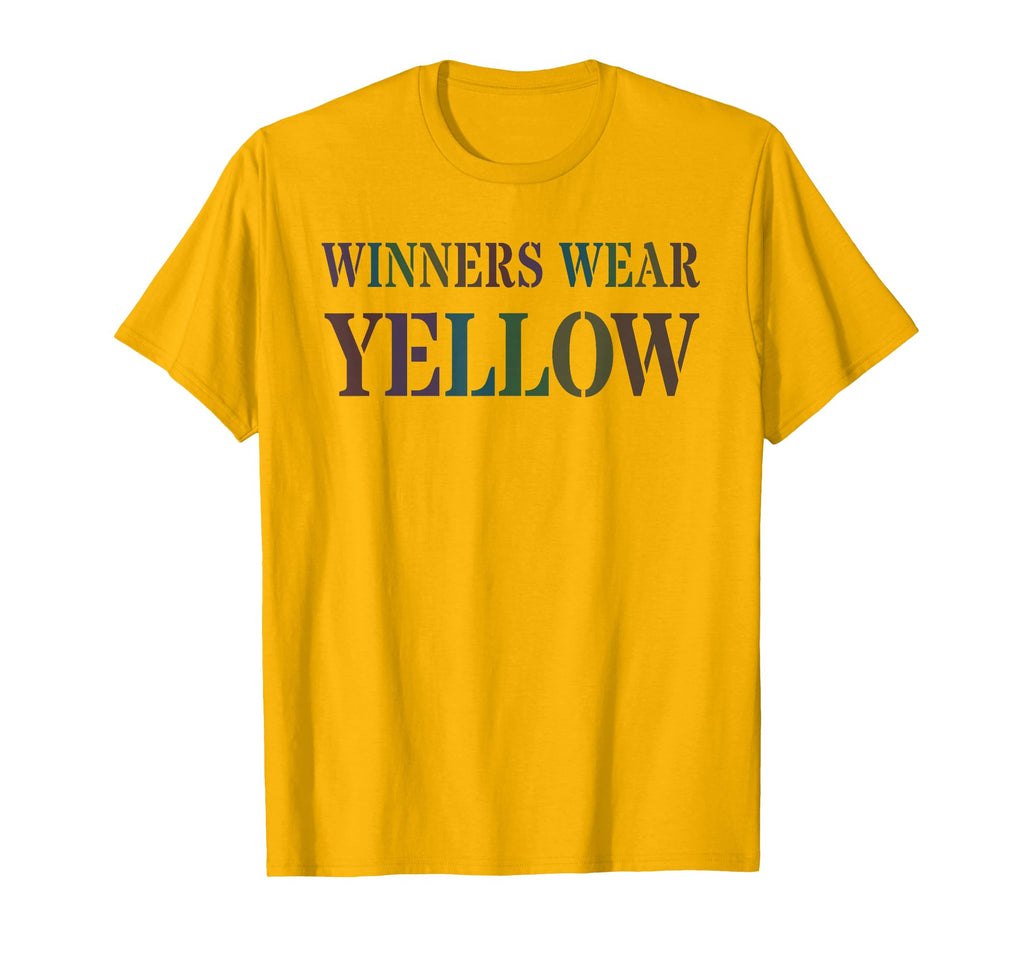 Proud Winners Wear Yellow T-Shirt - Aesthetic Graphic for Adults - T-Shirt, Sweatshirt, Hoodie