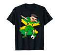 Dabbing Soccer Jamaica Jersey Jamaican T-Shirt - Novelty Apparel Unisex - T-Shirt, Sweatshirt, Hoodie