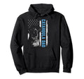 Catahoula Dad American Flag Dog Dad Hoodie - Custom Art Print for Adults - T-Shirt, Sweatshirt, Hoodie