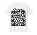 Soccer Sister Coquette Bow T-Shirt - Casual Everyday Wear for Adults - T-Shirt, Sweatshirt, Hoodie