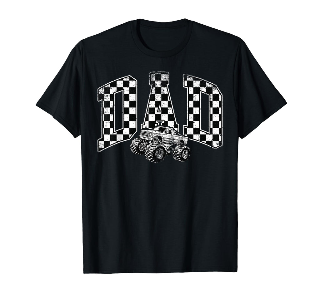 Dad Monster Truck Family Crew Birthday T-Shirt - Minimalist Print Unisex - T-Shirt, Sweatshirt, Hoodie