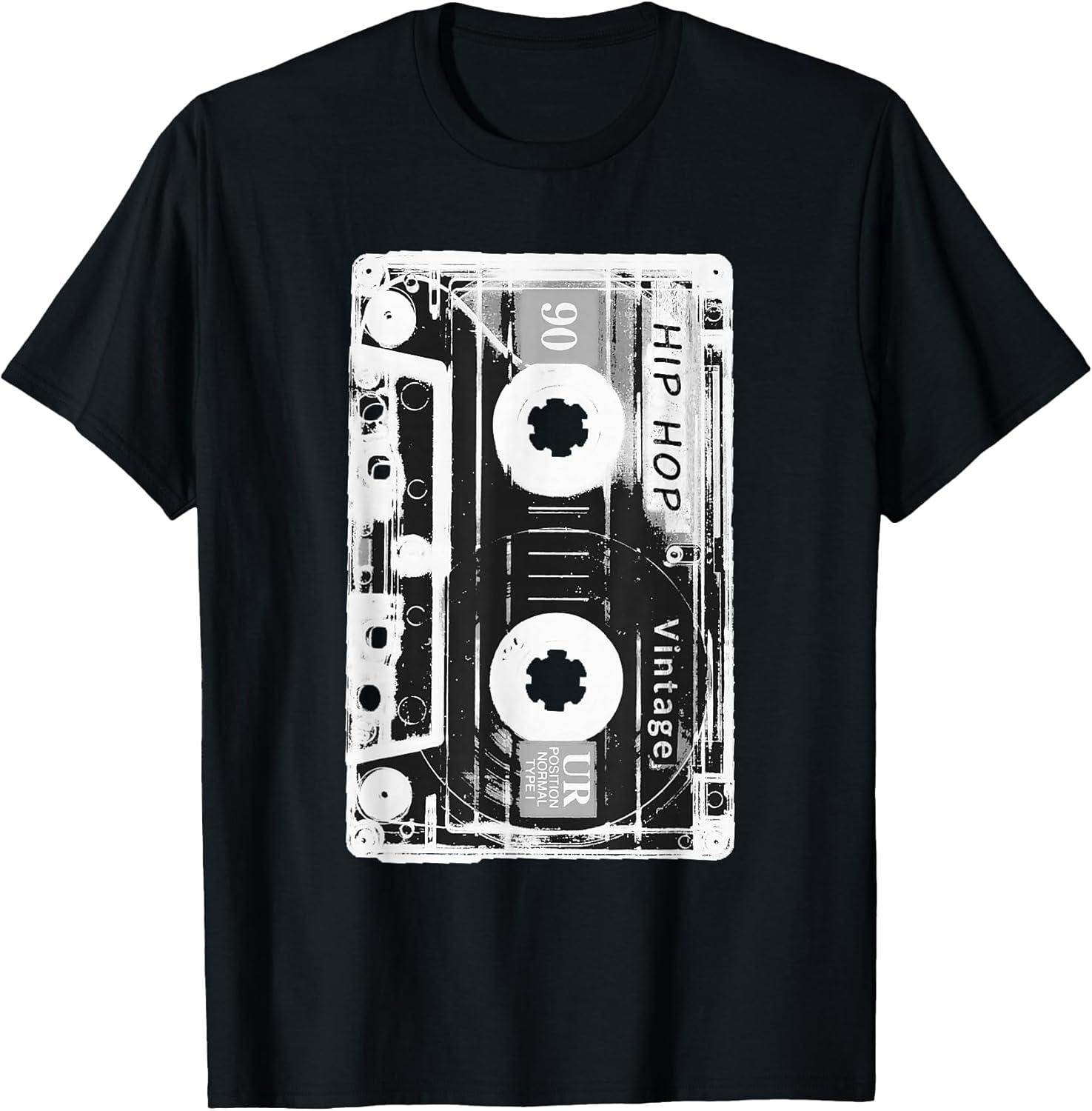 Vintage Cassette Tape Hip Hop Music 80s 90s Retro - Adult & Kids T-Shirts, Sweatshirts & Hoodies apparel design preview 1