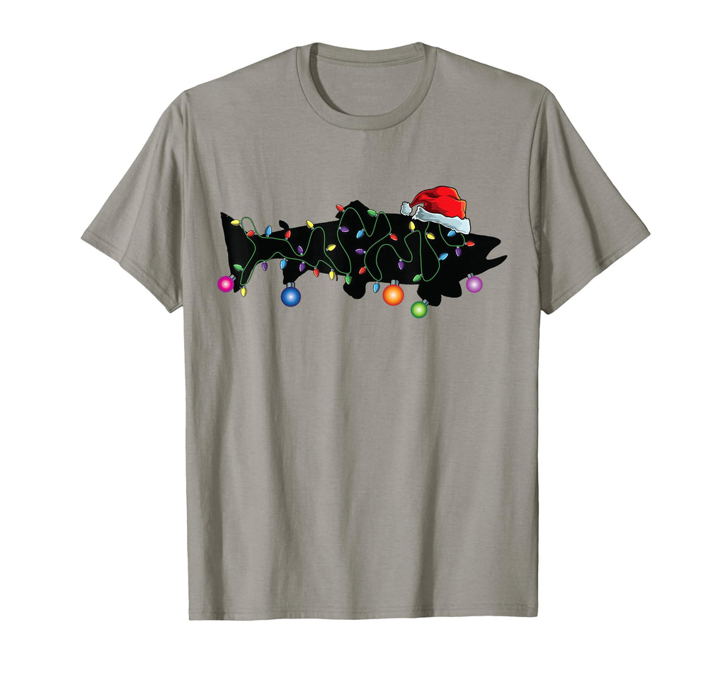 Trout Fishing Funny Trout Fish Santa T-Shirt - Trendy Graphic Men Women - T-Shirt, Sweatshirt, Hoodie