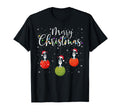 Merry Lights Santa Hat Boston Terrier T-Shirt - Trendy Graphic for Adults - T-Shirt, Sweatshirt, Hoodie