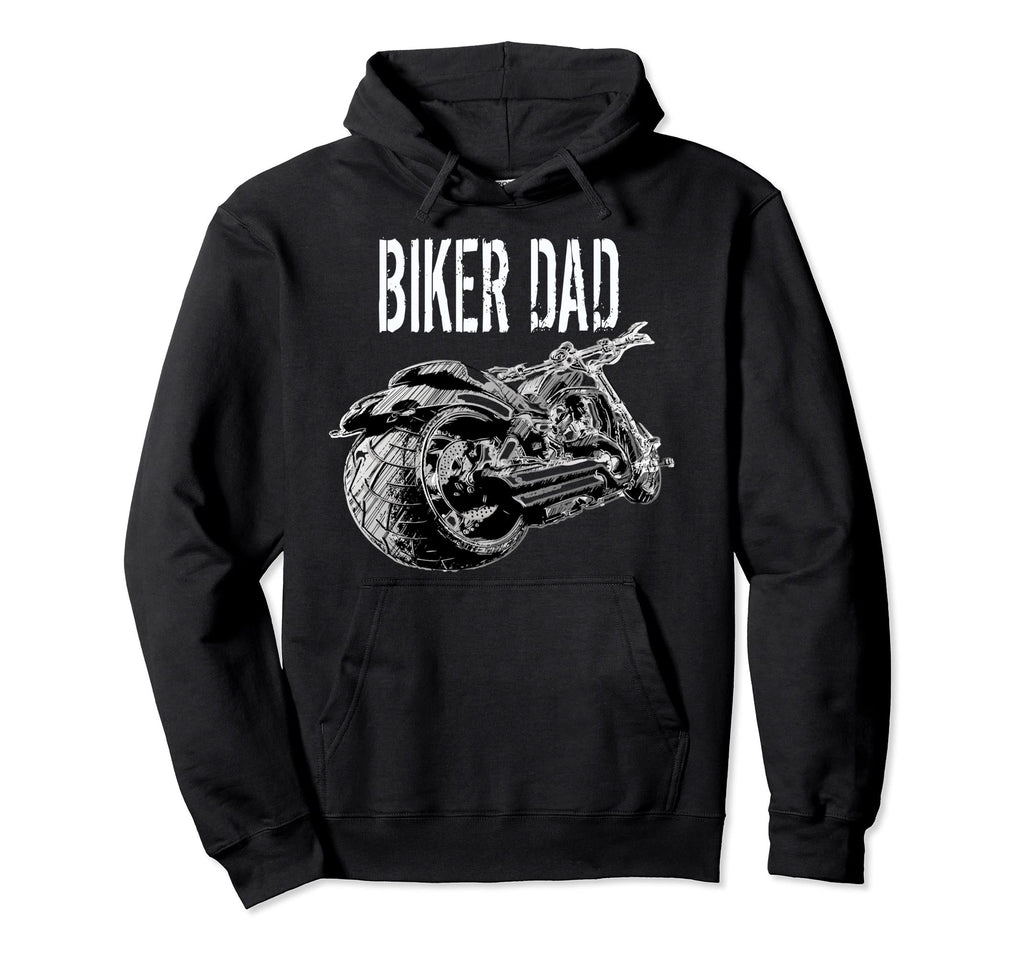 American Built Chopper Biker Dad Hoodie - Casual Everyday Wear Unisex - T-Shirt, Sweatshirt, Hoodie