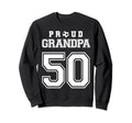 Number 50 Custom Proud Soccer Futbol Sweatshirt - Novelty Apparel Unisex - T-Shirt, Sweatshirt, Hoodie