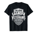 Mens Im Dad Grandpa And Veteran Nothing T-Shirt - Custom Art Print Unisex - T-Shirt, Sweatshirt, Hoodie