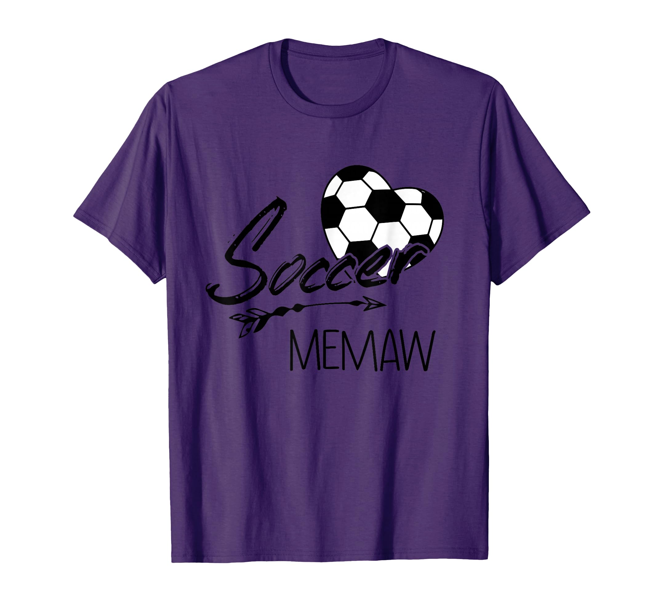 Soccer Memaw Womens Grandma Gift T-Shirt - Custom Art Print Men Women - T-Shirt, Sweatshirt, Hoodie