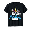 Dad Birthday Unicorn Family Matching T-Shirt - Trendy Graphic for Adults - T-Shirt, Sweatshirt, Hoodie