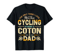 Funny Cycling Fathers Day Coton Dad T-Shirt - Minimalist Print for Adults - T-Shirt, Sweatshirt, Hoodie