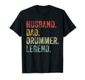 Husband Dad Drummer Funny Drum T-Shirt - Custom Art Print for Adults - T-Shirt, Sweatshirt, Hoodie