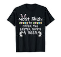 Most Likely To Offer Easter Bunny Family T-Shirt - Graphic Print Unisex - T-Shirt, Sweatshirt, Hoodie