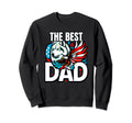 Best Dad Wolf Bald Eagle American Sweatshirt - Streetwear Style Men Women - T-Shirt, Sweatshirt, Hoodie