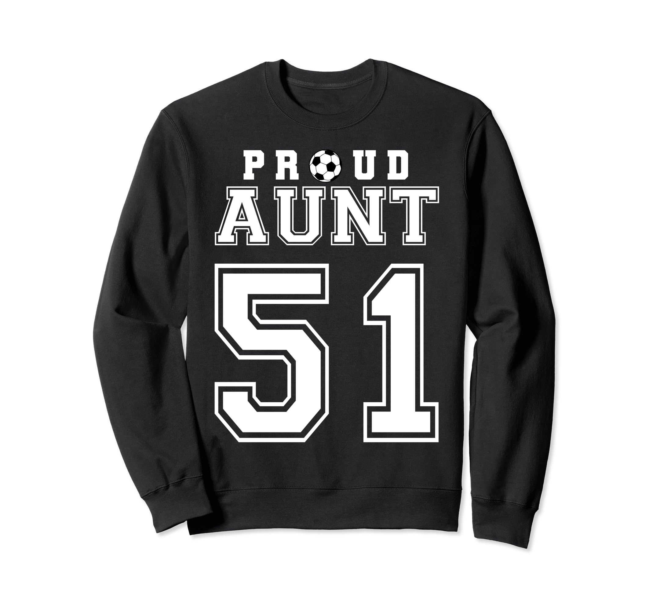 Number 51 Custom Proud Soccer Sweatshirt - Minimalist Print Men Women - T-Shirt, Sweatshirt, Hoodie