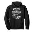 Proud Brother Soccer Senior Class 2027 Hoodie - Streetwear Style Men Women - T-Shirt, Sweatshirt, Hoodie