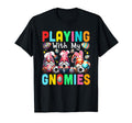 Playing My Gnomies Three Bunny Gnomes T-Shirt - Unique Graphic for Adults - T-Shirt, Sweatshirt, Hoodie