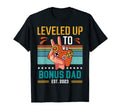 Leveled Up To Bonus Dad 2023 New T-Shirt - Aesthetic Graphic Unisex - T-Shirt, Sweatshirt, Hoodie