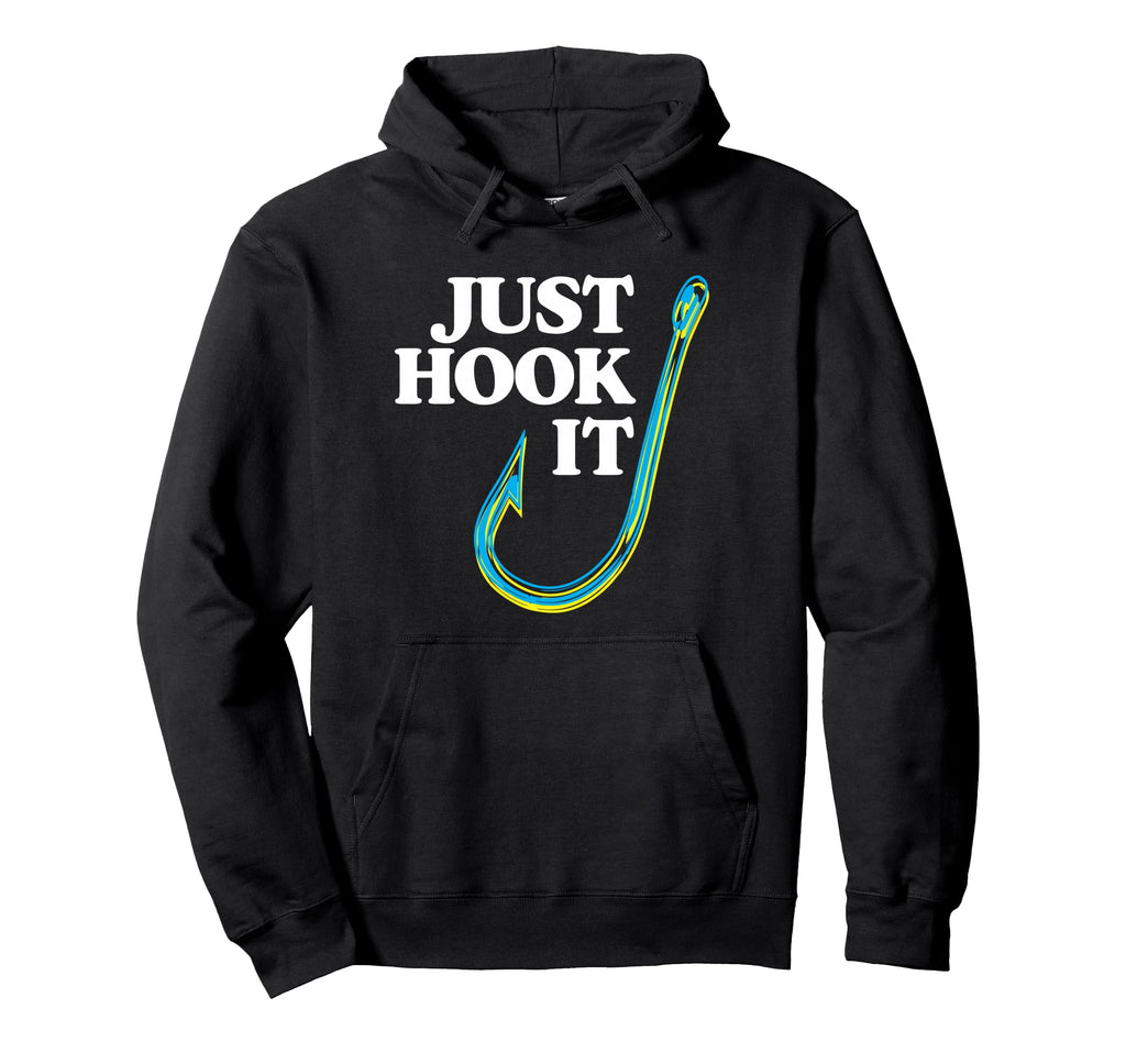 Hook It Funny Bass Fishing Dad Hoodie - Casual Everyday Wear for Adults - T-Shirt, Sweatshirt, Hoodie