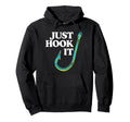 Hook It Funny Bass Fishing Dad Hoodie - Casual Everyday Wear for Adults - T-Shirt, Sweatshirt, Hoodie