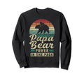 Papa Bear 1 Cub 1 Child Dad Grandpa Sweatshirt - Novelty Apparel Men Women - T-Shirt, Sweatshirt, Hoodie