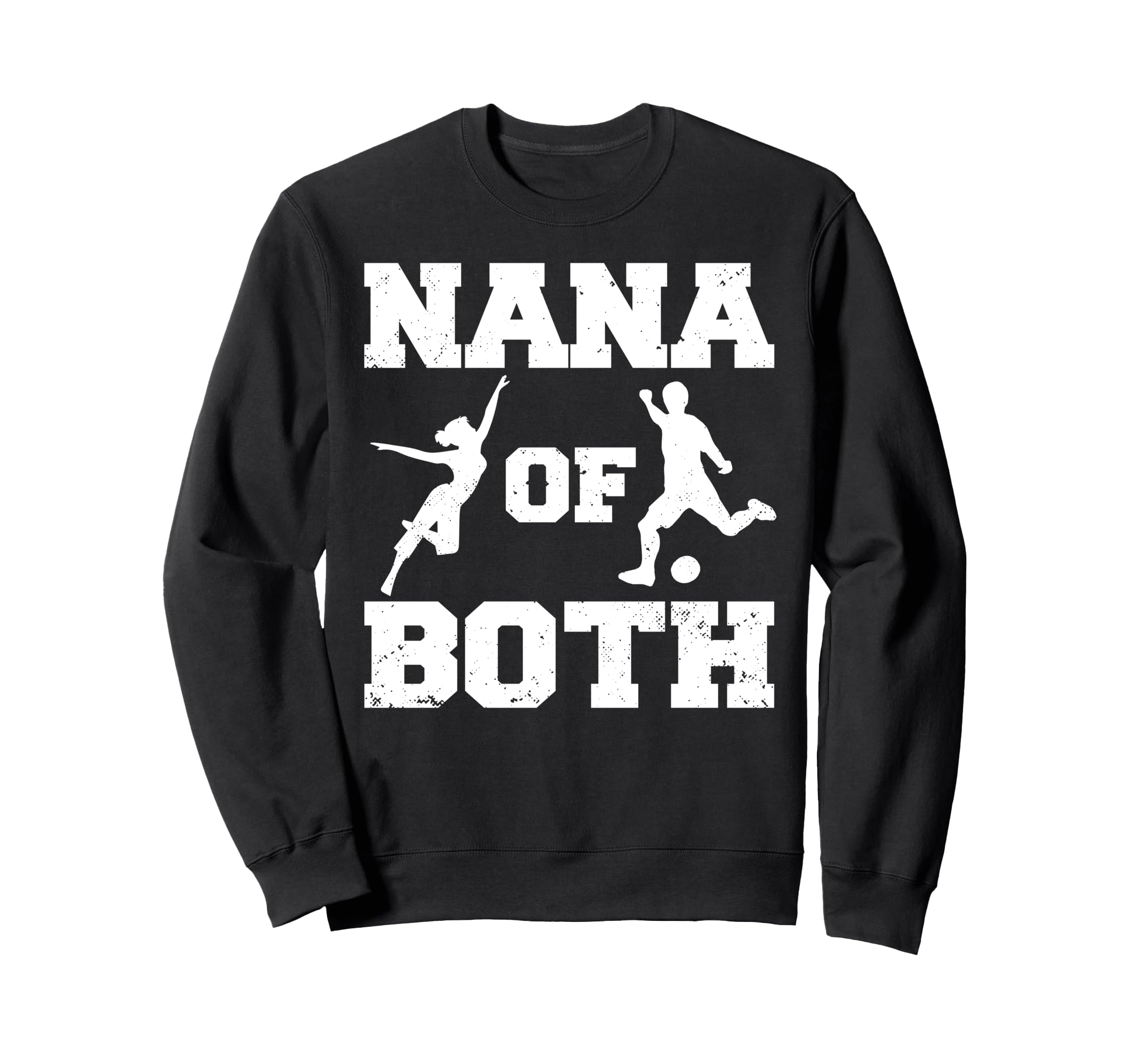 Nana Both Funny Soccer And Dance Sweatshirt - Aesthetic Graphic for Adults - T-Shirt, Sweatshirt, Hoodie