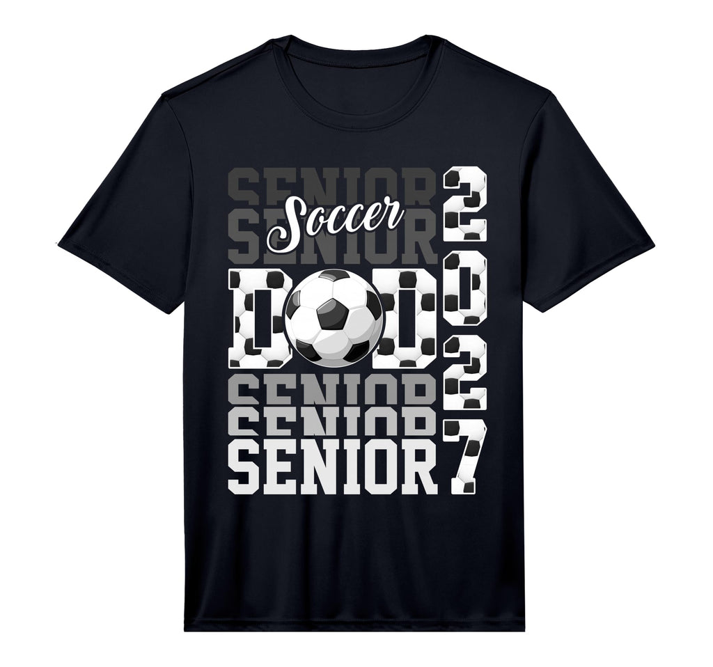 Senior 2027 Soccer Dad Proud Family T-Shirt - Novelty Apparel Unisex - T-Shirt, Sweatshirt, Hoodie