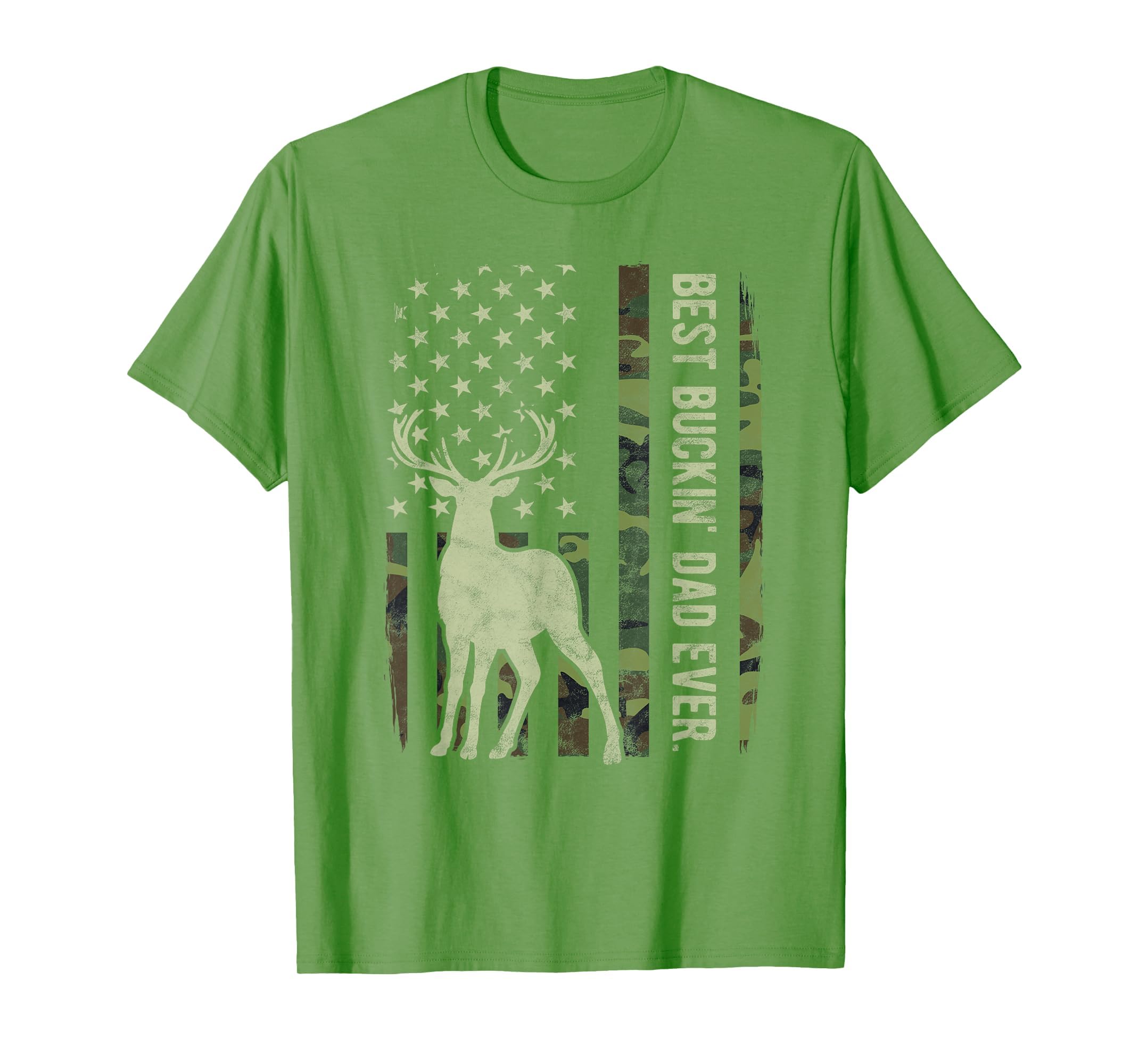 Best Buckin Dad Camouflage American T-Shirt - Trendy Graphic Men Women - T-Shirt, Sweatshirt, Hoodie
