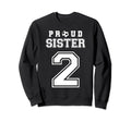 Number 2 Custom Proud Soccer Sweatshirt - Novelty Apparel for Adults - T-Shirt, Sweatshirt, Hoodie