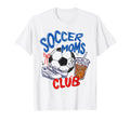 Soccer Moms Club Game Day Mothers Day T-Shirt - Trendy Graphic for Adults - T-Shirt, Sweatshirt, Hoodie
