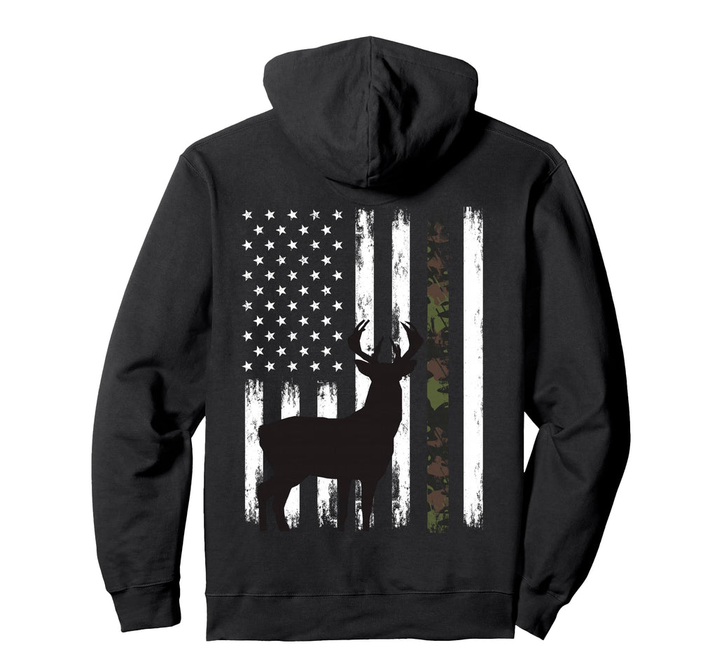 Whitetail Deer Hunting Hunter Buck Camo Hoodie - Novelty Apparel Men Women - T-Shirt, Sweatshirt, Hoodie