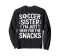 Cheering Loud Soccer Sister Im Sweatshirt - Aesthetic Graphic Men Women - T-Shirt, Sweatshirt, Hoodie