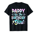 Daddy Birthday Tie Dye Party Family T-Shirt - Minimalist Print Men Women - T-Shirt, Sweatshirt, Hoodie