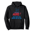 My Dad Rocks Daddy Pa Fathers Day Best Dad Hoodie - Streetwear Style Unisex - T-Shirt, Sweatshirt, Hoodie